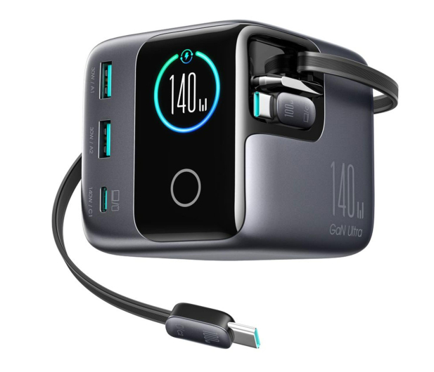 JoyRoom Podix stacja zasilania USB C 140W b GaN 5 portów 6956116762223 - 1474905 - zdjęcie 3